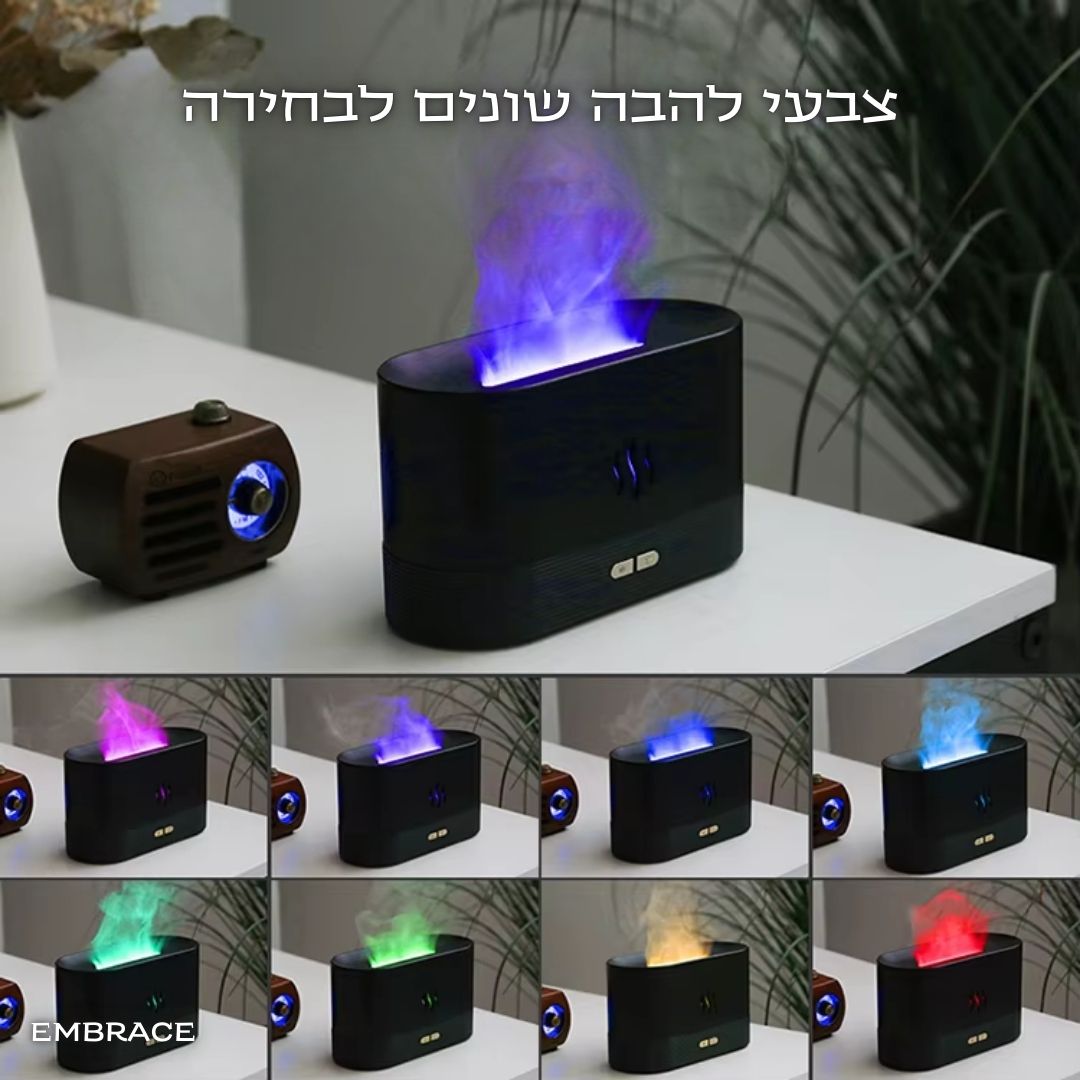 צבעי להבה למכשיר אדים קרים