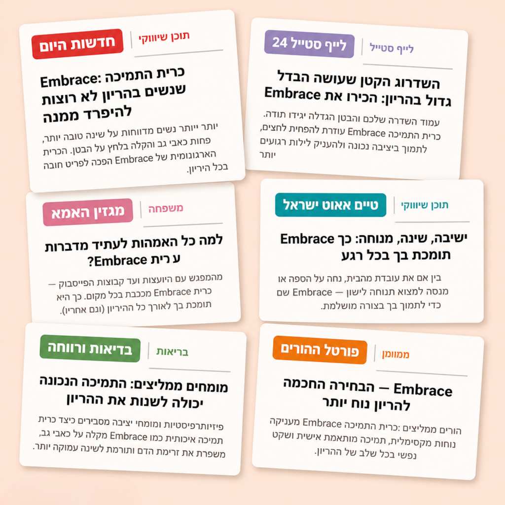 כרית הריון BellyBrace