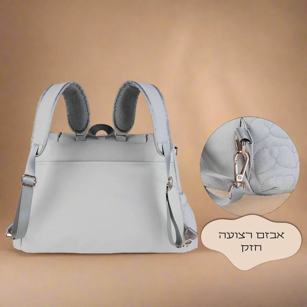 תיק עגלה מעוצב עם כתפיות