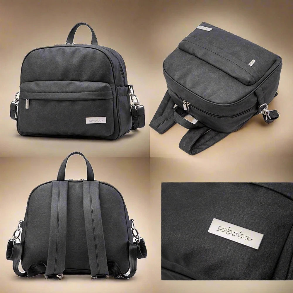 תיק החתלה סובובה שחור